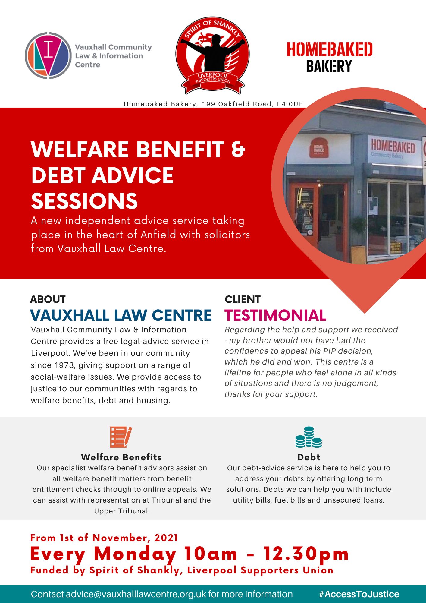 Welfare Benefit and Debt Aadvice ssessions